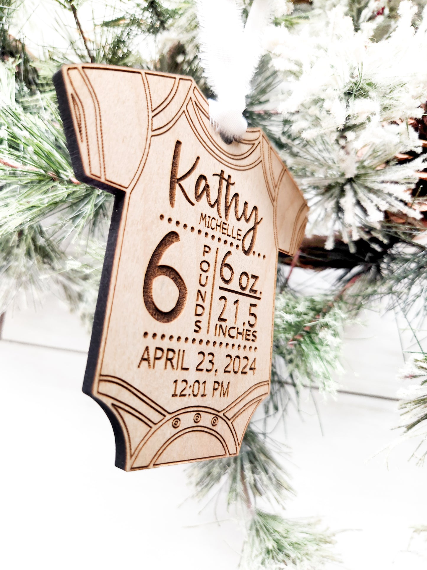 Birth Stat Ornament