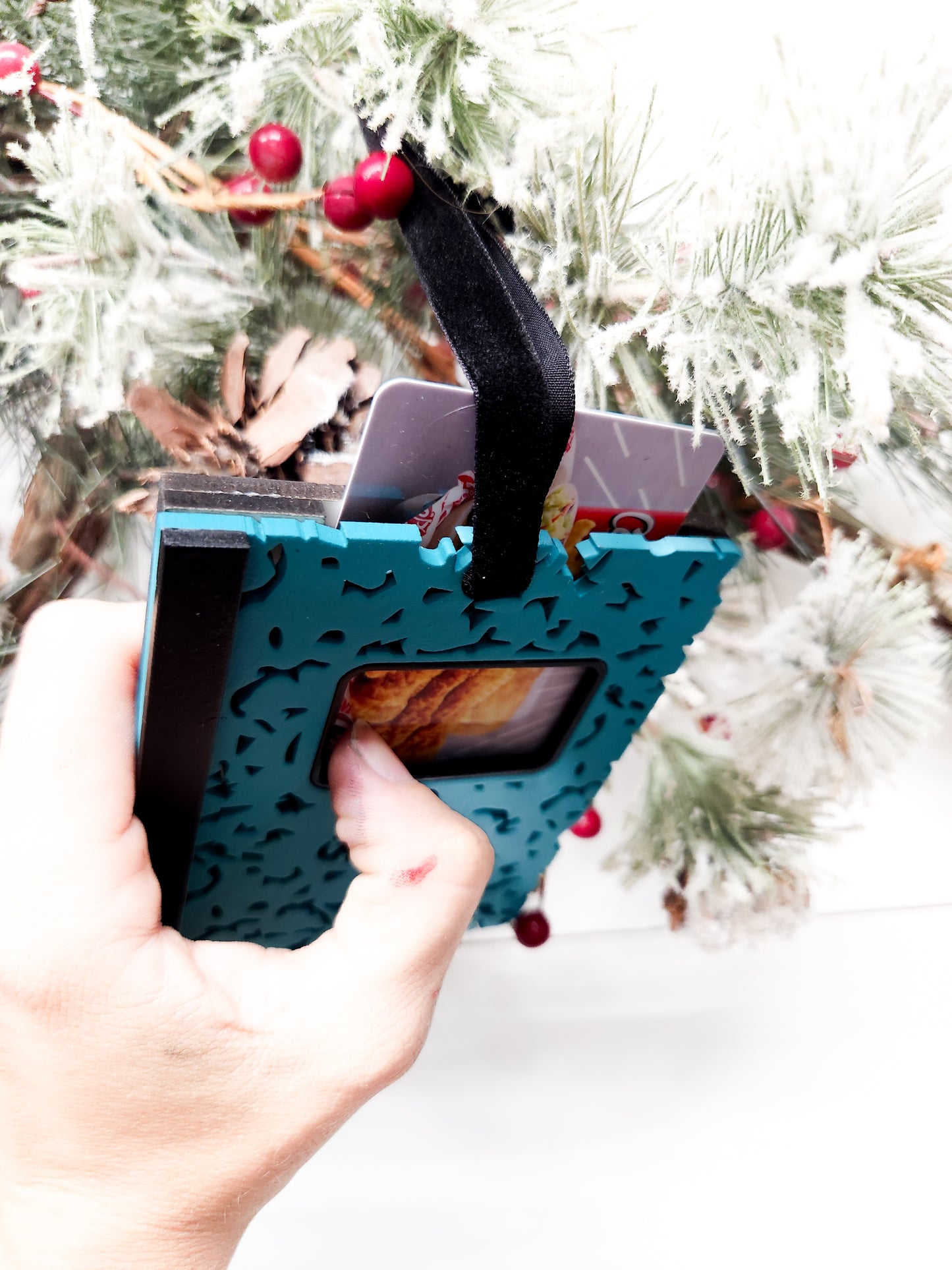 Composition Book Gift Card Holder Ornament