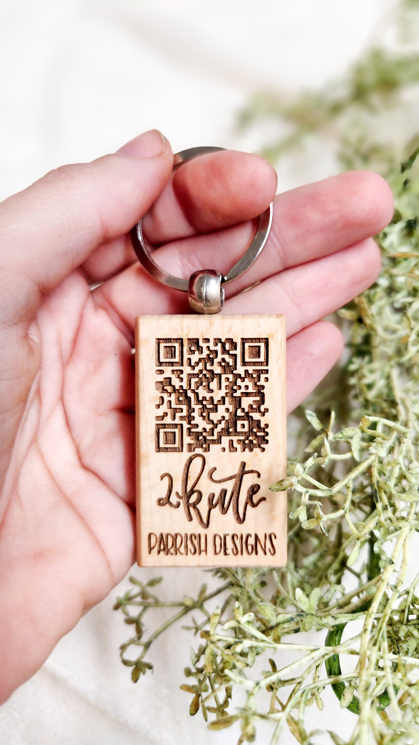 QR Code Keychain