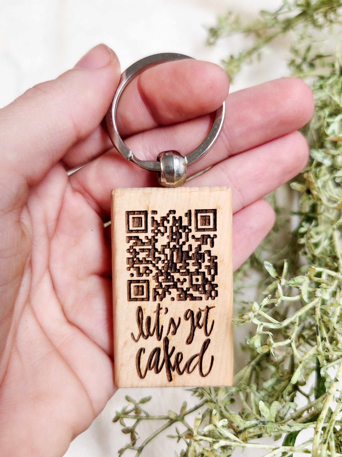 QR Code Keychain