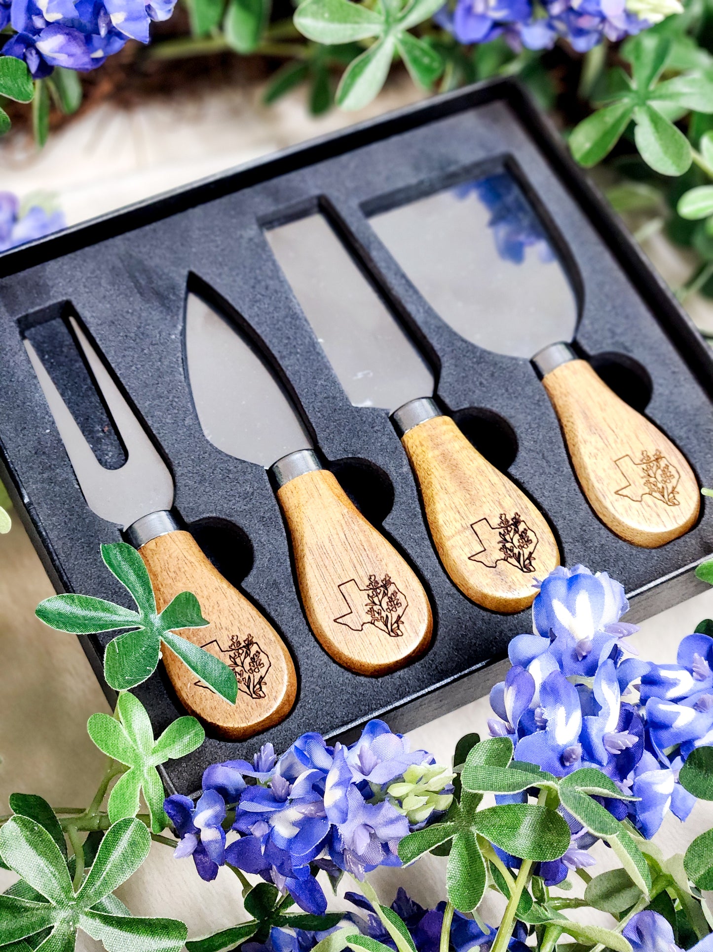 Texas Bluebonnet Coasters