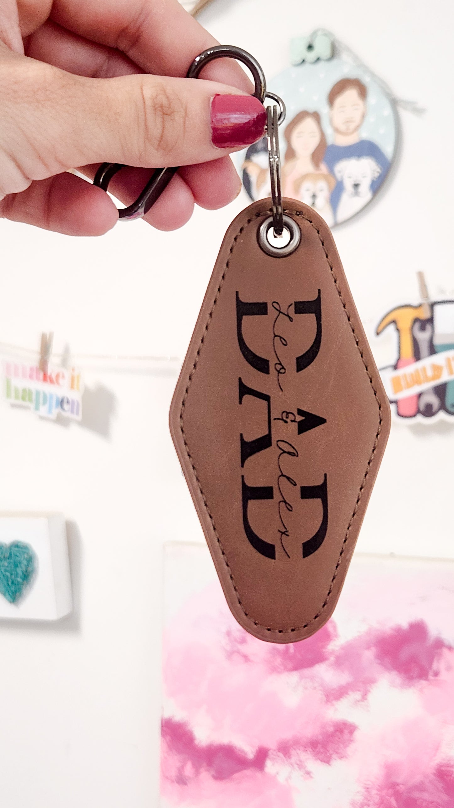 Motel Keychain for Dad