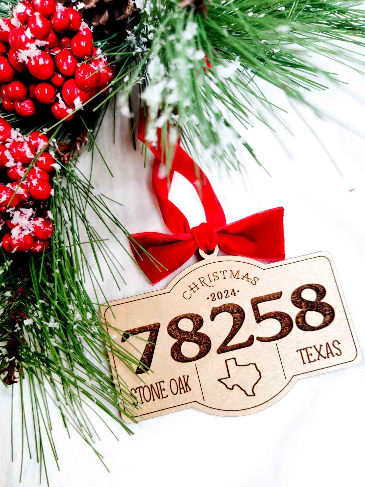 Zip Code Ornament