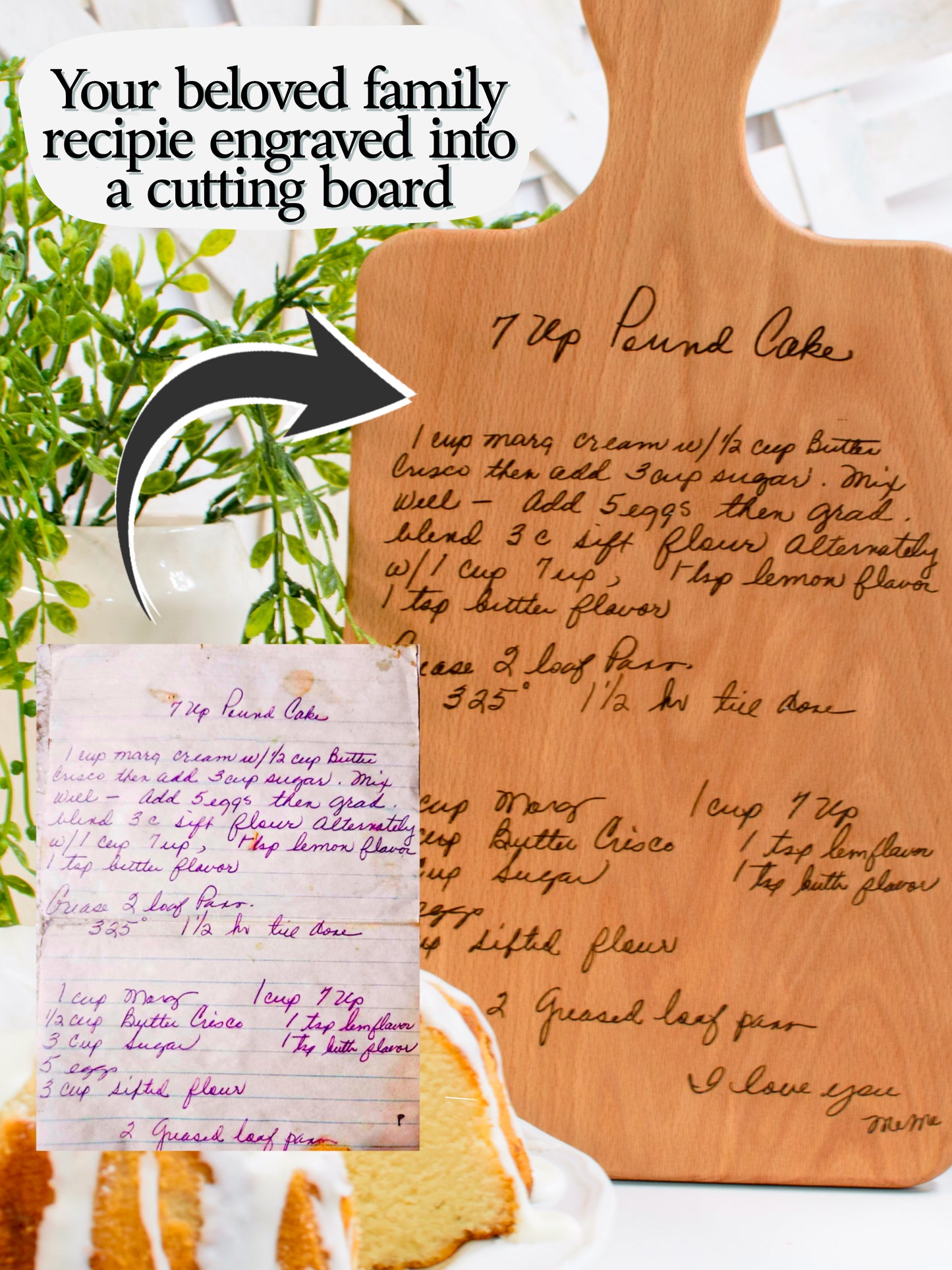 Recipe Serving Board