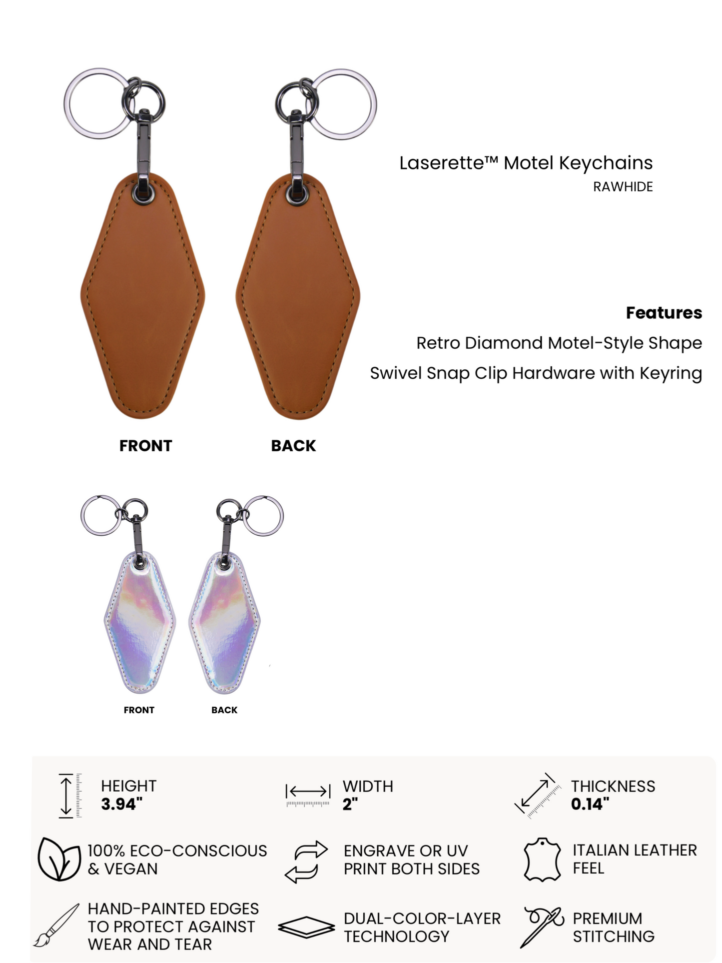 Bag Tag Leatherette