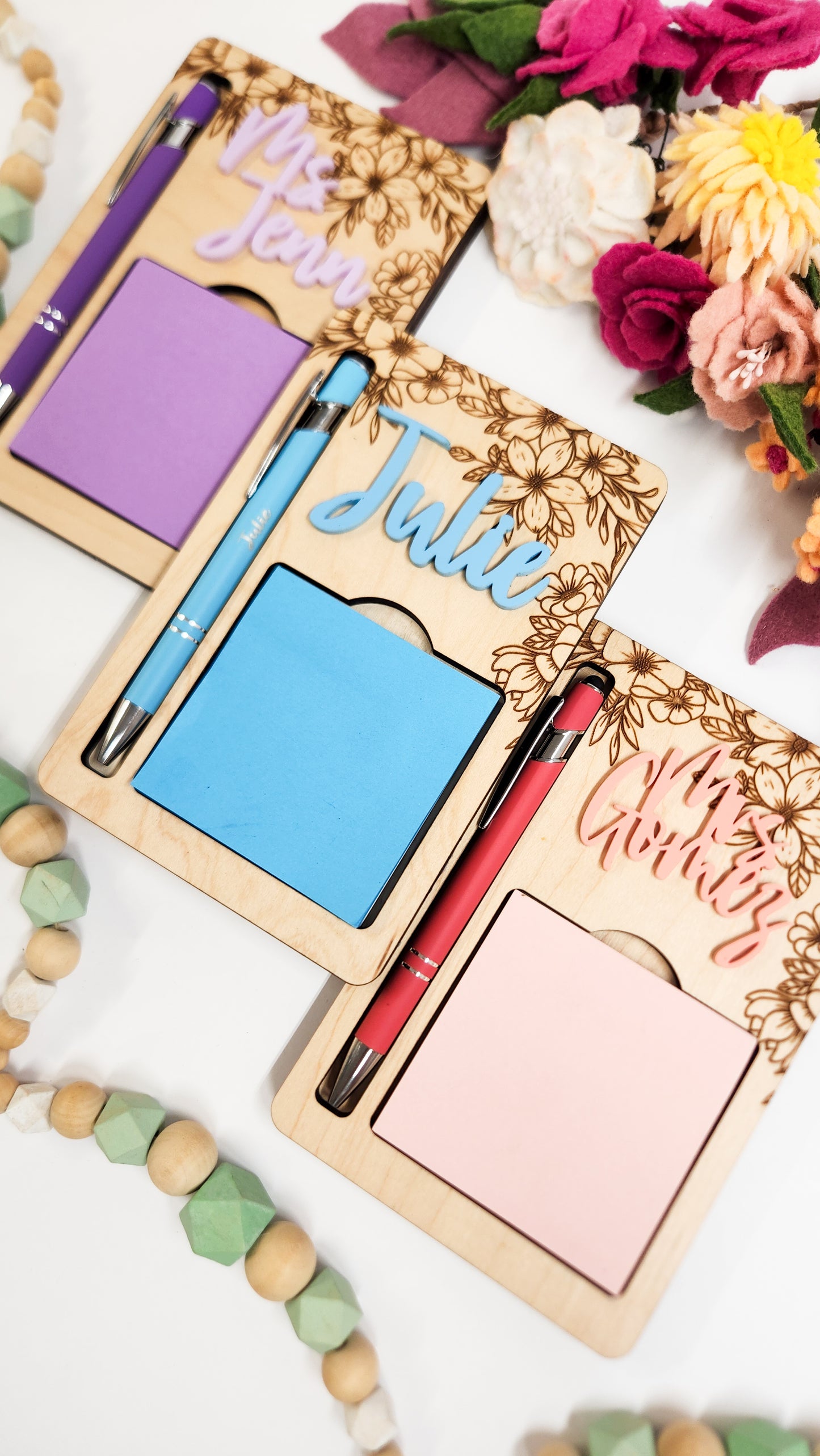 Sticky Note & Pen Holder
