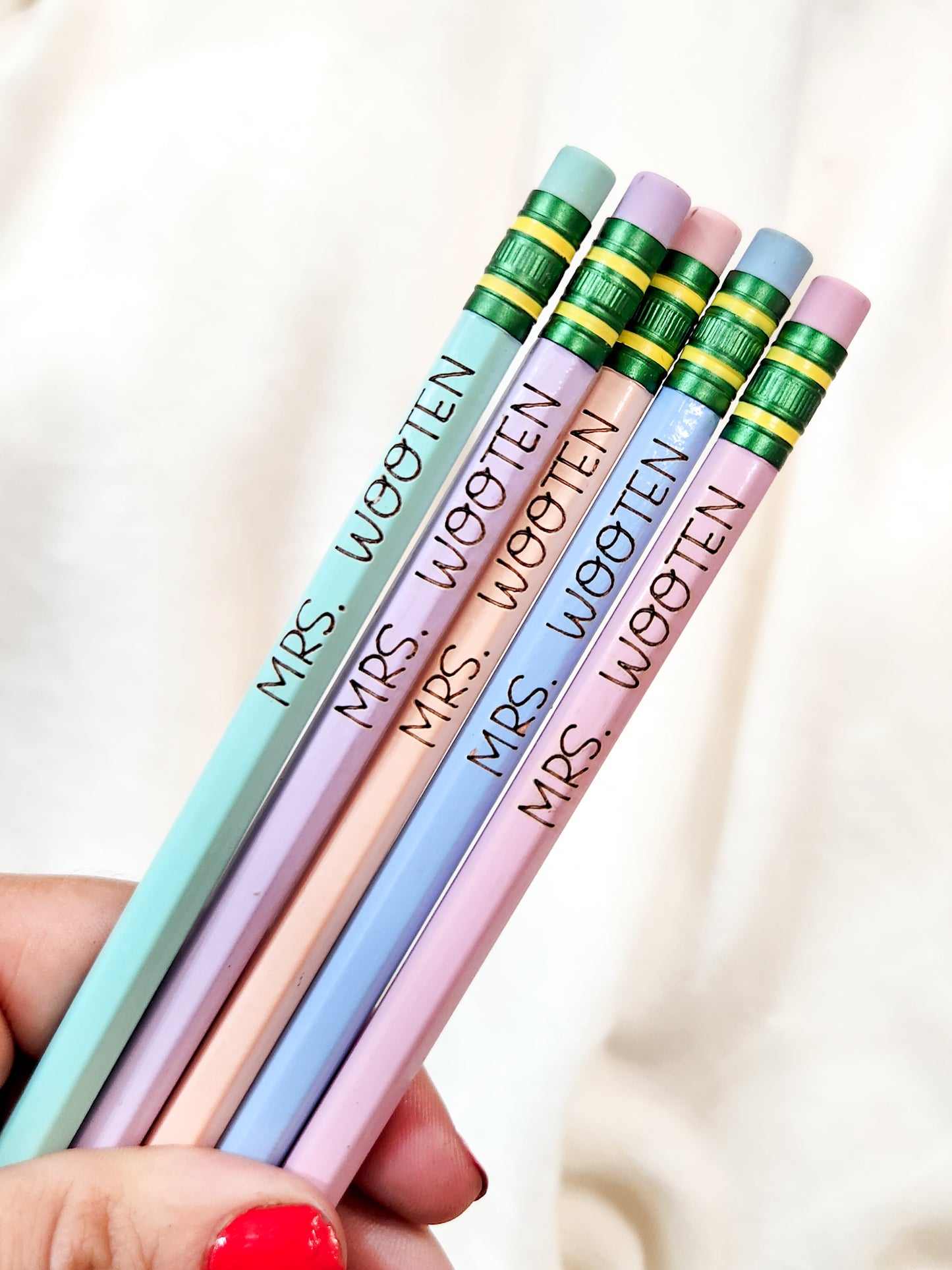 CUSTOM Personalized Pencils 5-10 phrases