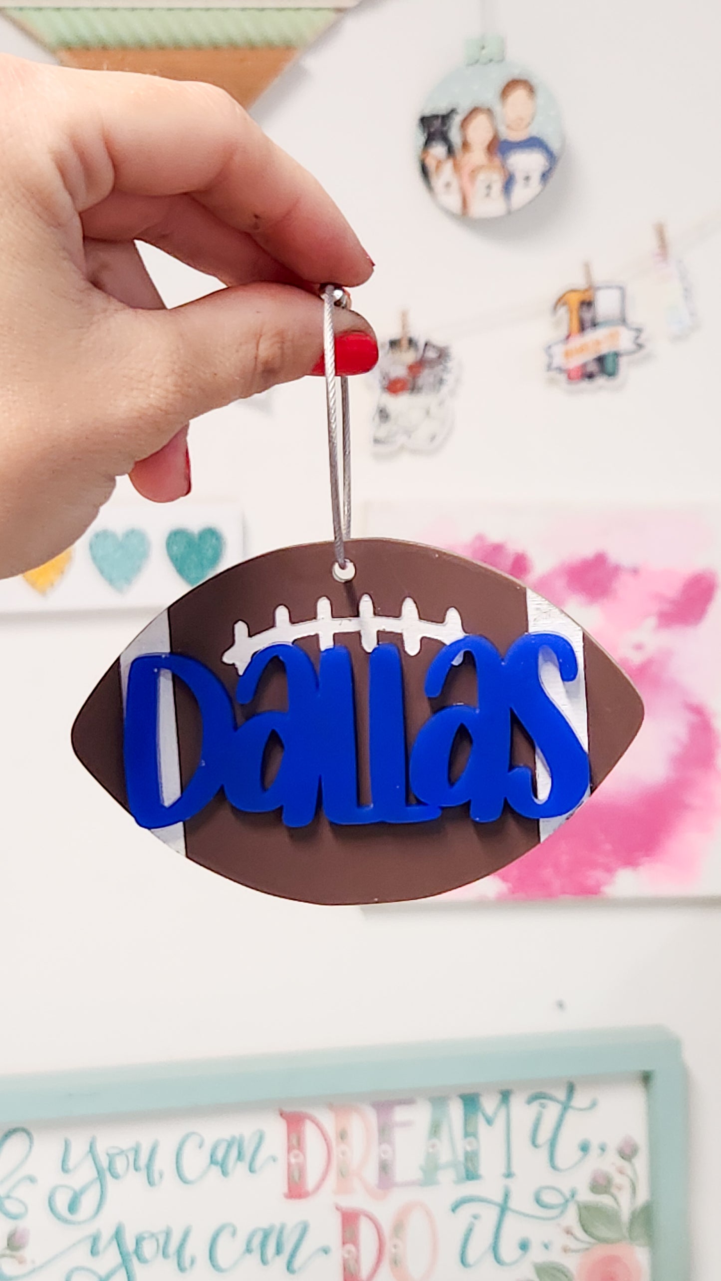 Ball Sports Name Tag