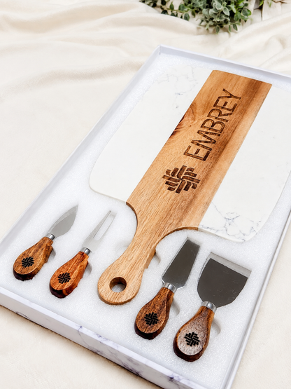 Charcuterie Board Set with Logo
