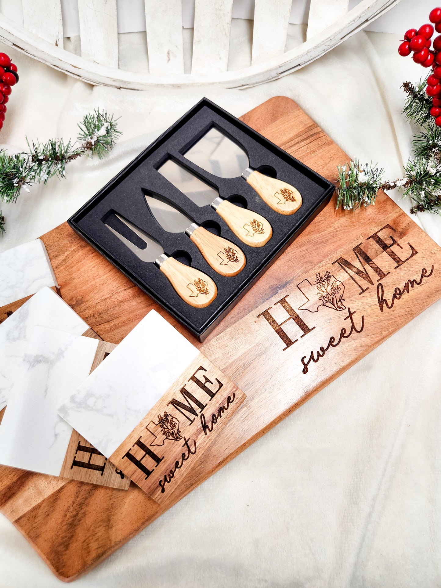 Texas Acacia Charcuterie Board