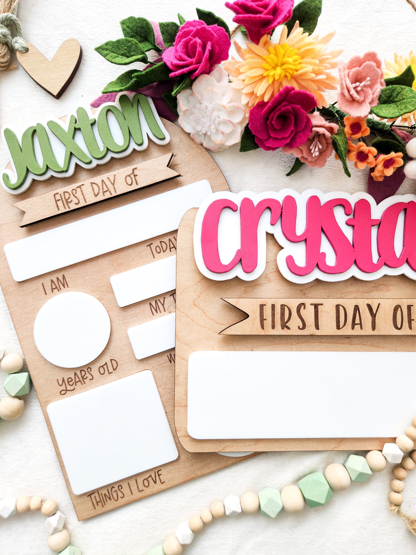 Interchangeable Back To School Signs