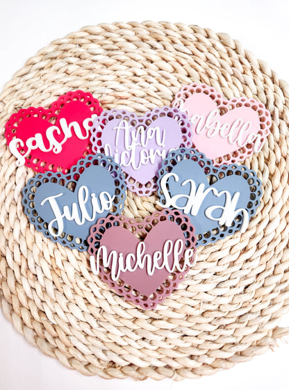 Scallop Heart Tag