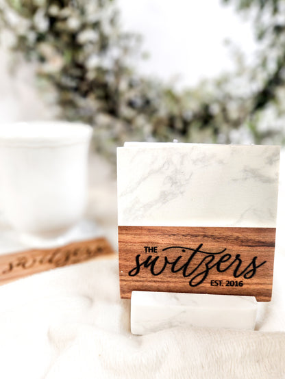 Last Name Coasters w/wo Established Date