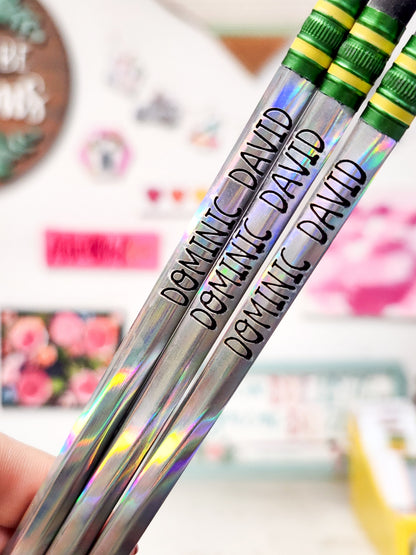 Limited Edition Holographic Ticonderoga Pencil Set