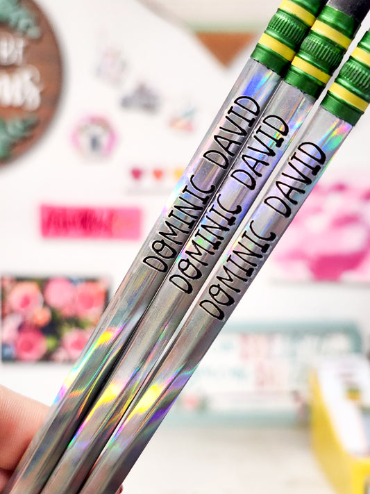 Limited Edition Holographic Ticonderoga Pencil Set