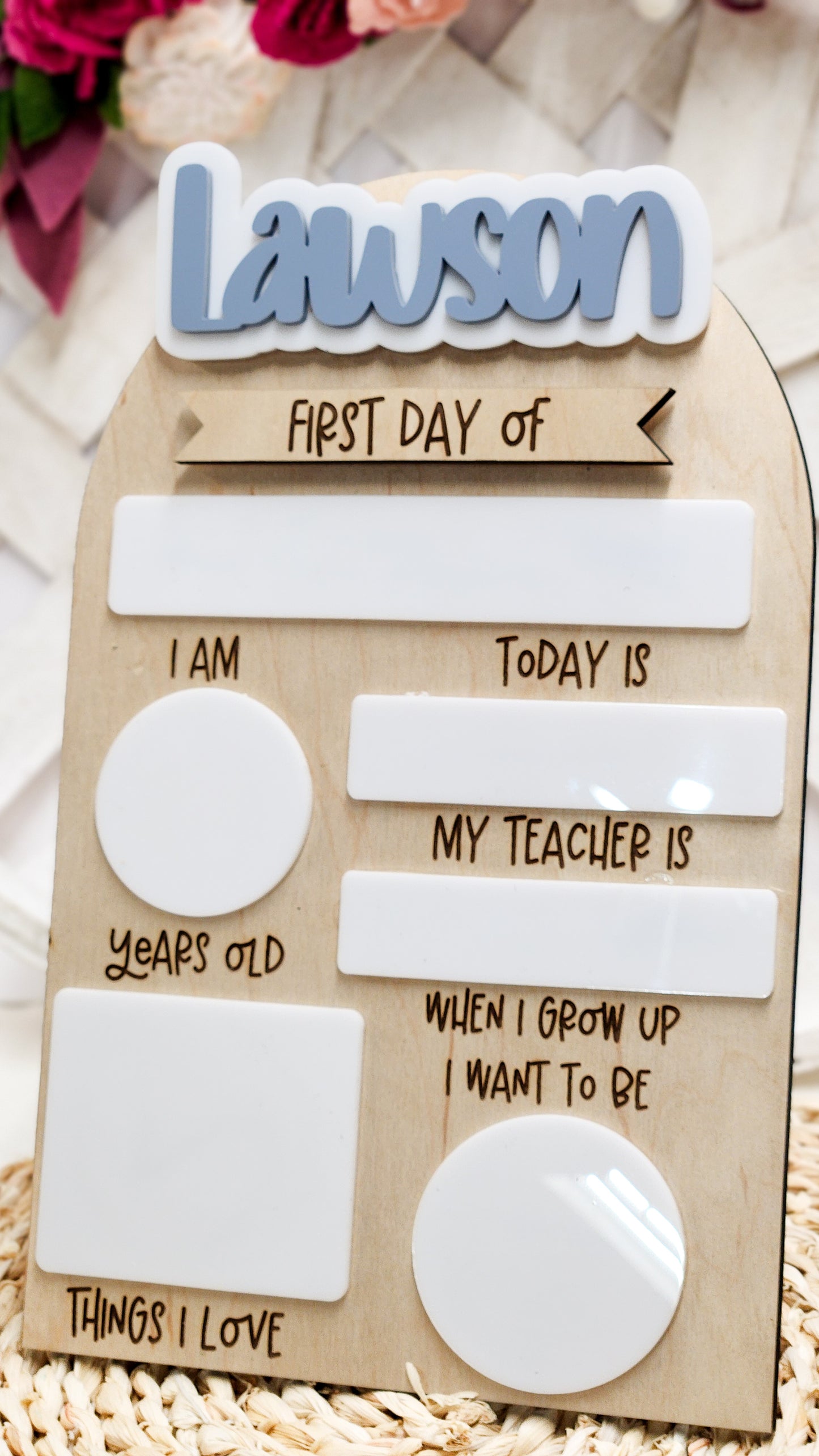 Interchangeable Back To School Signs