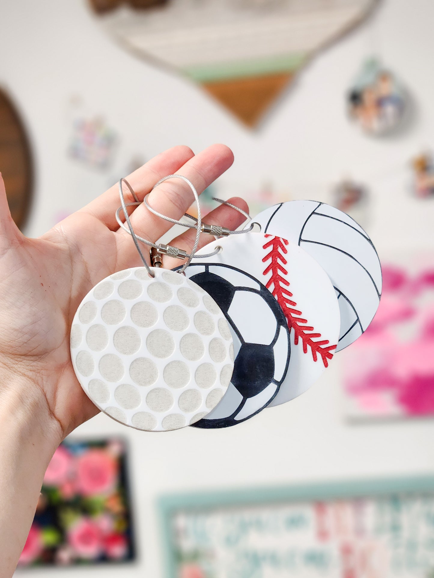 Ball Sports Name Tag