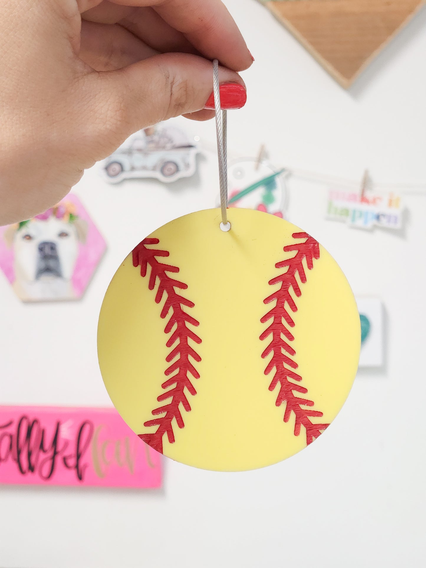 Ball Sports Name Tag