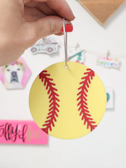 Ball Sports Name Tag