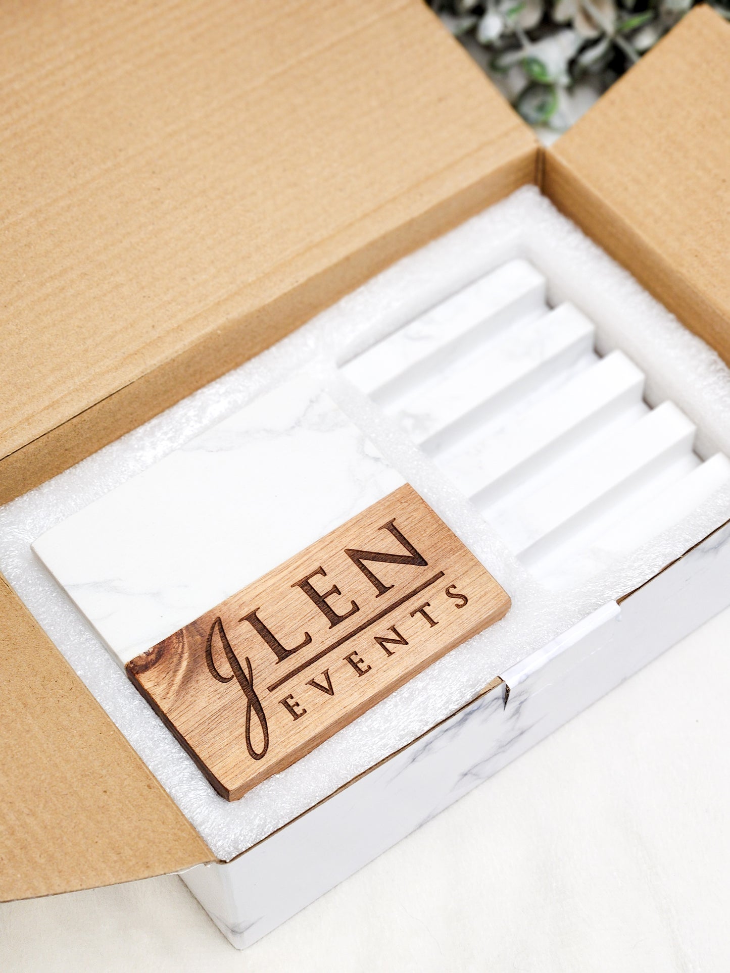 Coaster Set with Logo