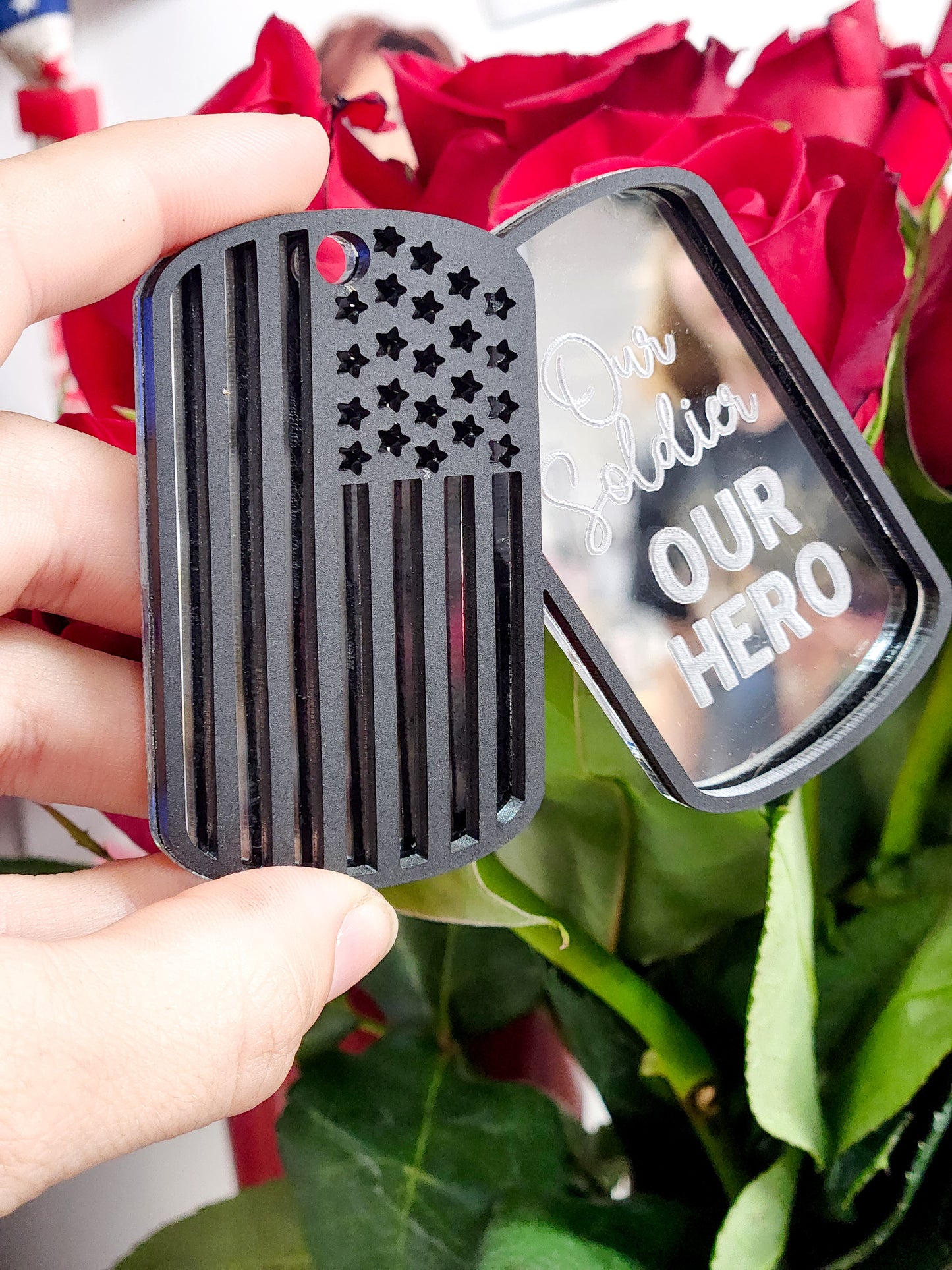 Military Dog Tag Ornaments