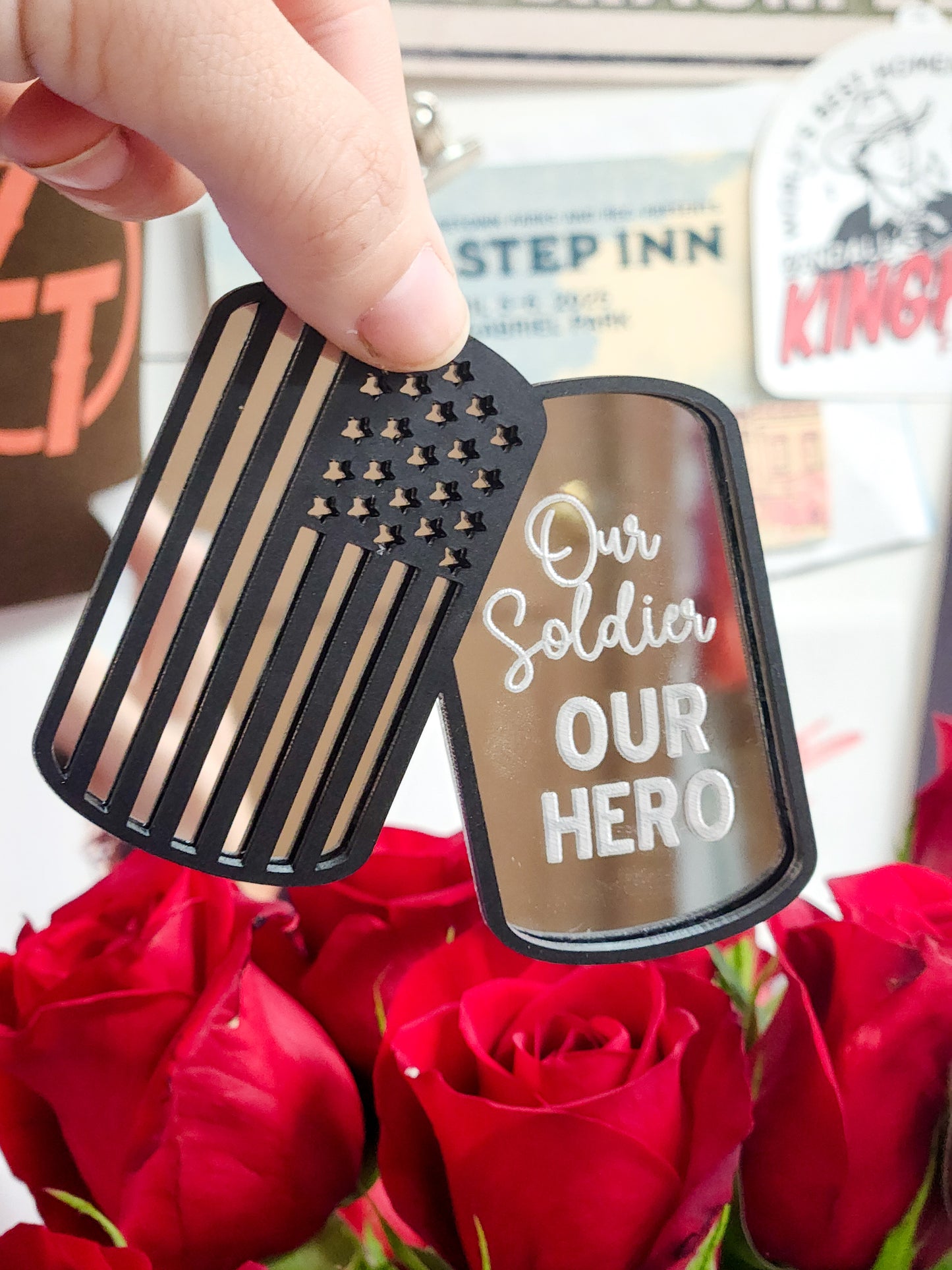 Military Dog Tag Ornaments