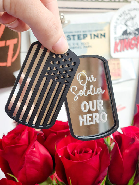 Military Dog Tag Ornaments