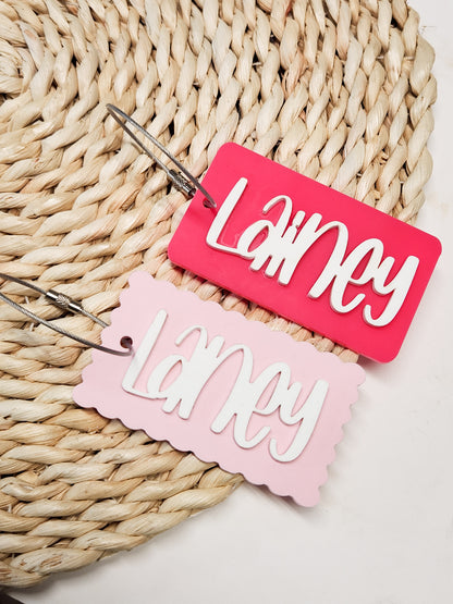 Acrylic Bag Tag