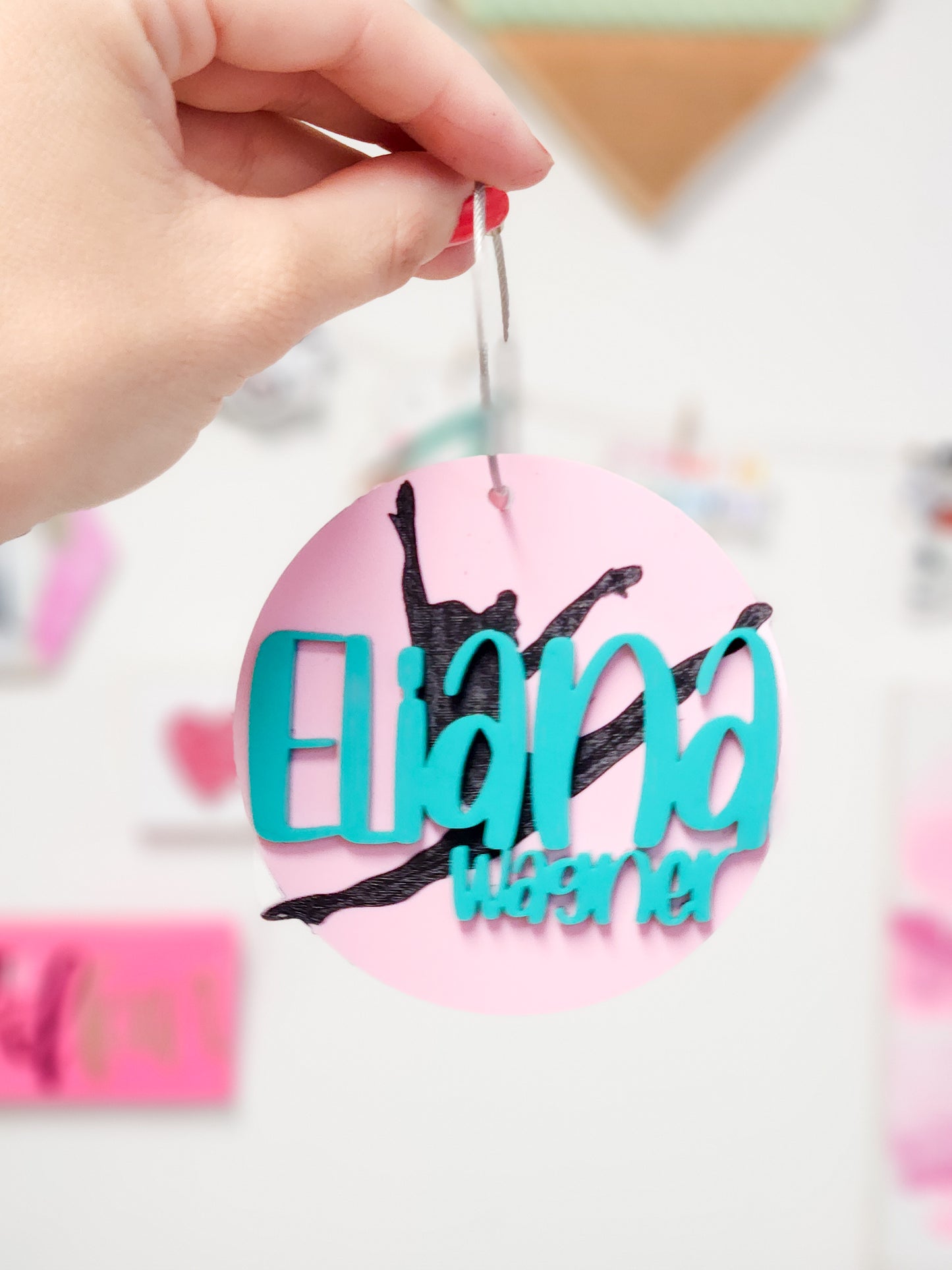 Cheer, Dance, and Ballet Name Tag