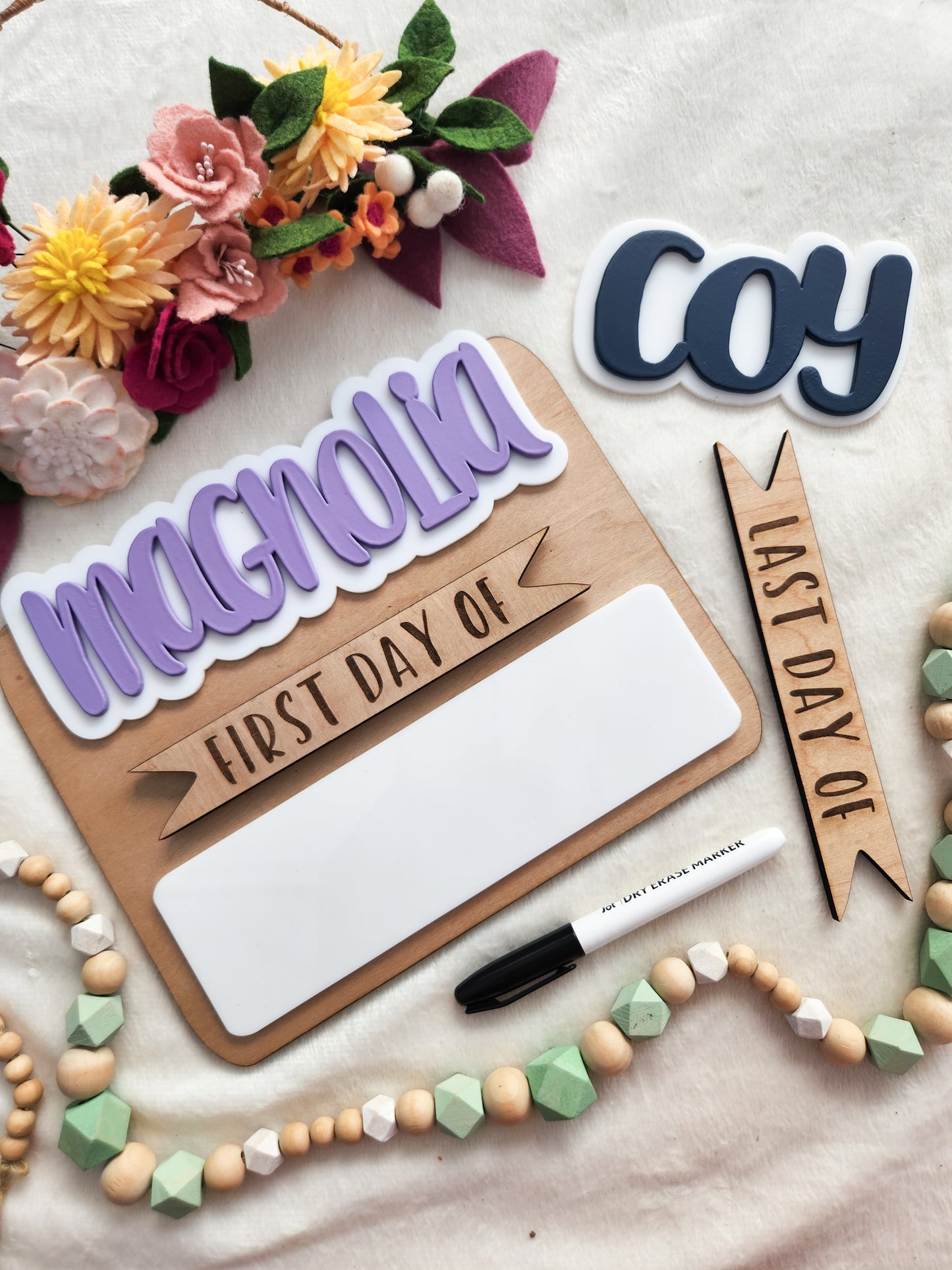 Interchangeable Back To School Signs