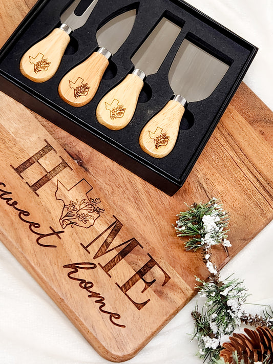 Texas Acacia Charcuterie Board