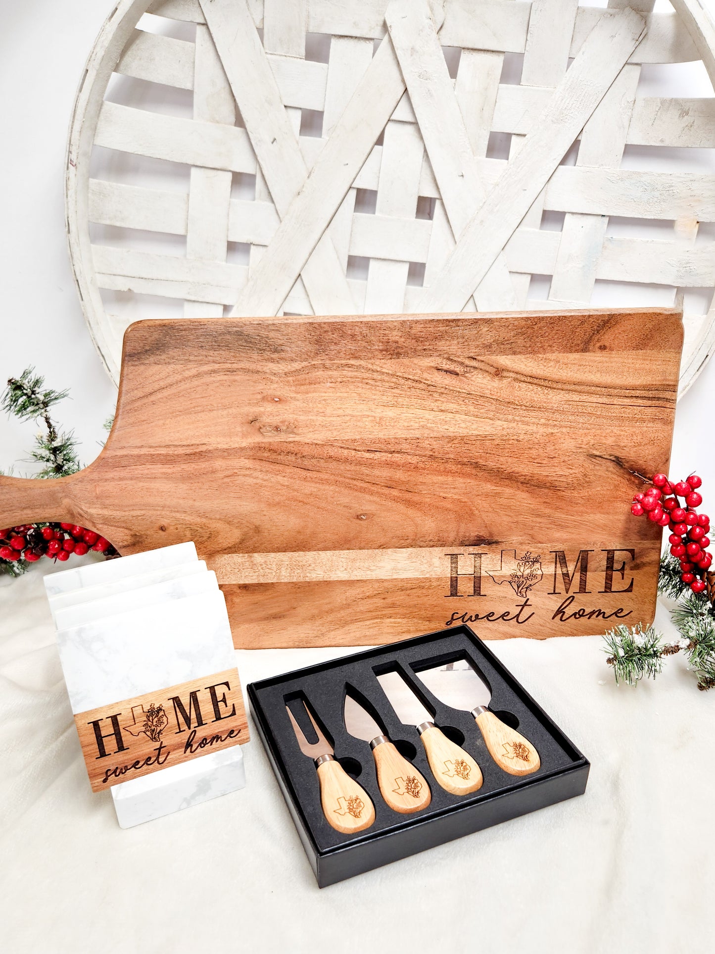 Texas Acacia Charcuterie Board