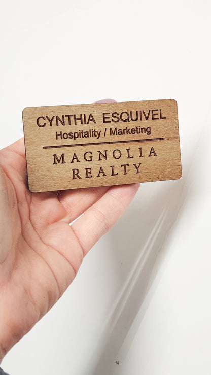 Realtor Name Badge