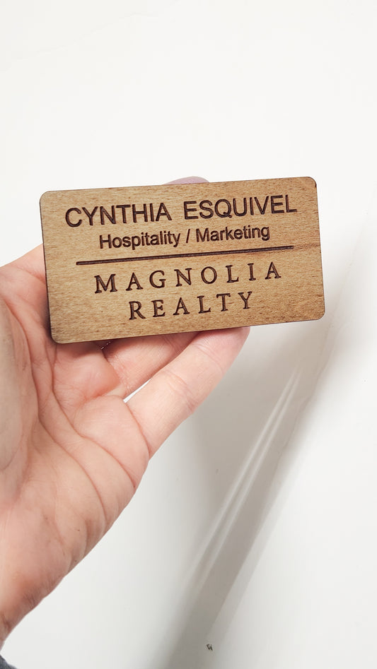 Realtor Name Badge