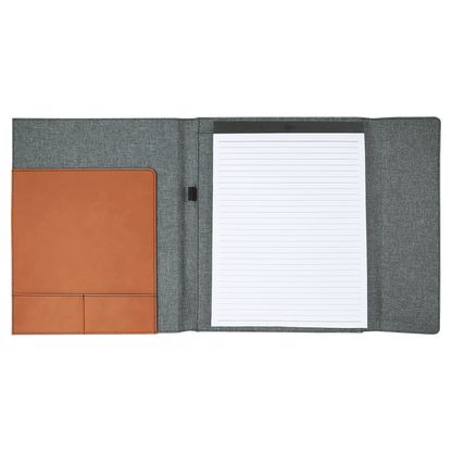 Personalized Leatherette Portfolio | Custom Engraved Business Folder