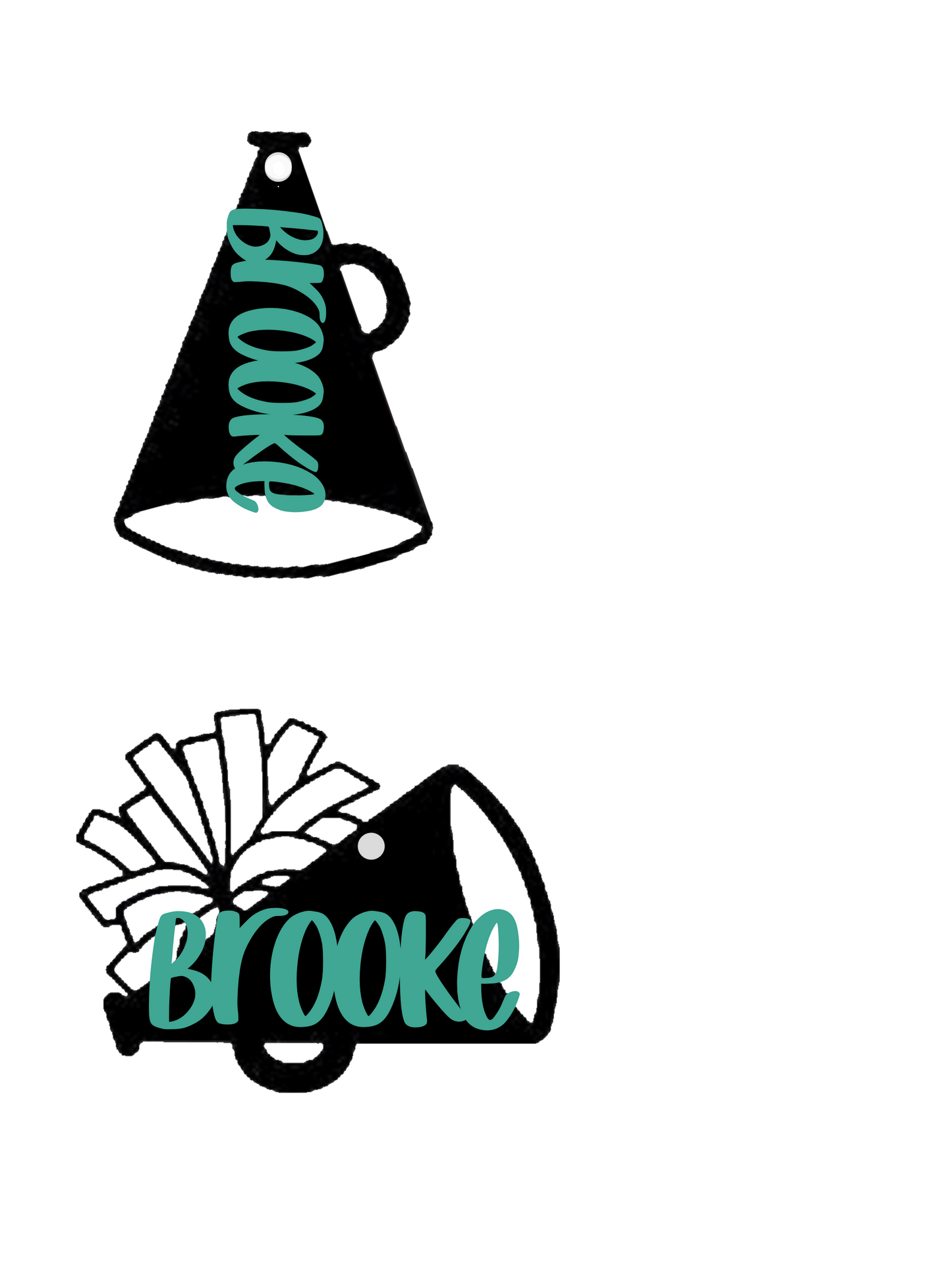 Cheer, Dance, and Ballet Name Tag