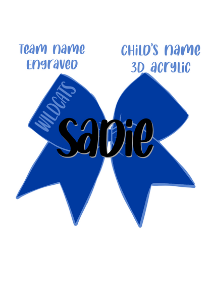 Cheer, Dance, and Ballet Name Tag