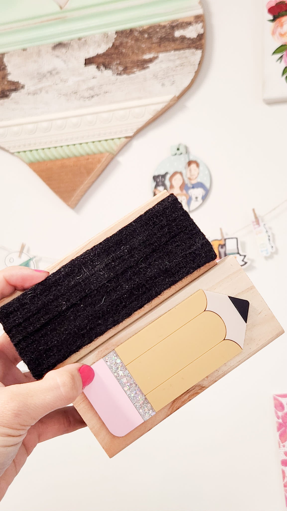 Pencil design Whiteboard / Chalkboard Eraser