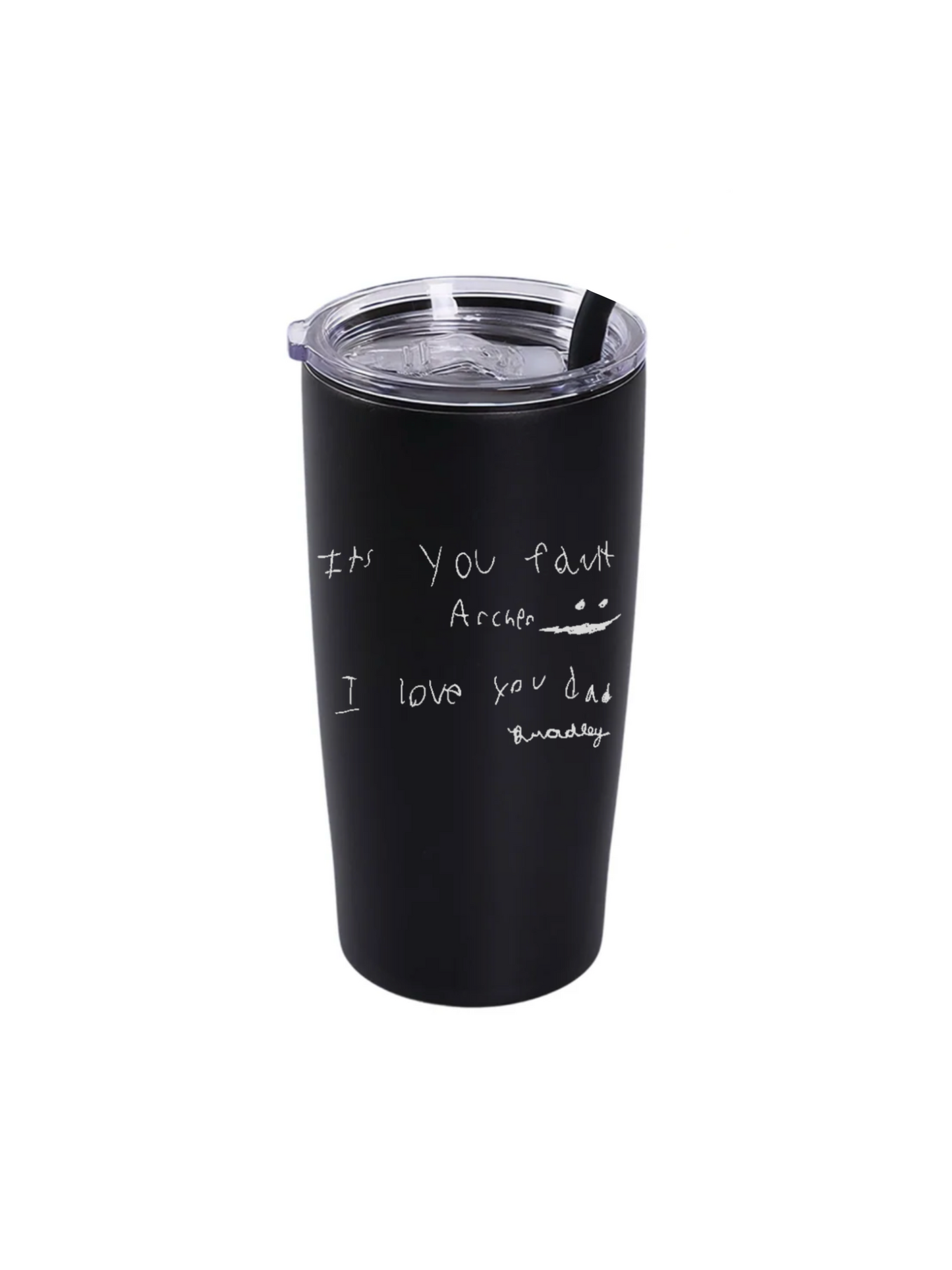 Father's Day Tumbler with Gift Box & Straw