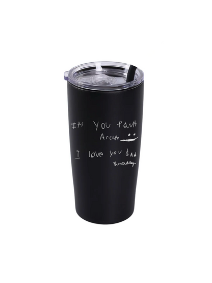 Father's Day Tumbler with Gift Box & Straw