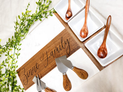 Deluxe Charcuterie Set + Coaster GIft Set
