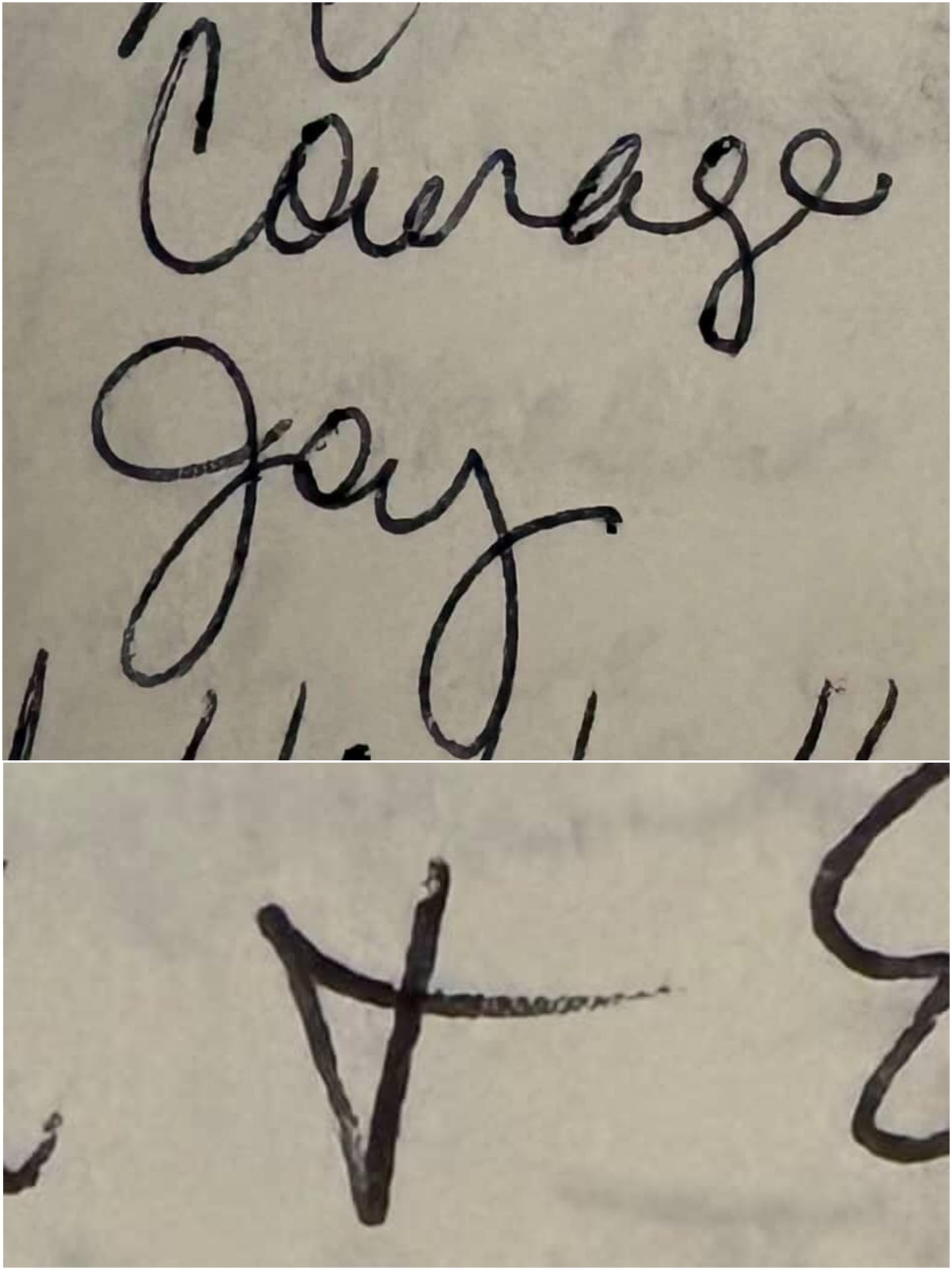 Handwritten Bar Necklace