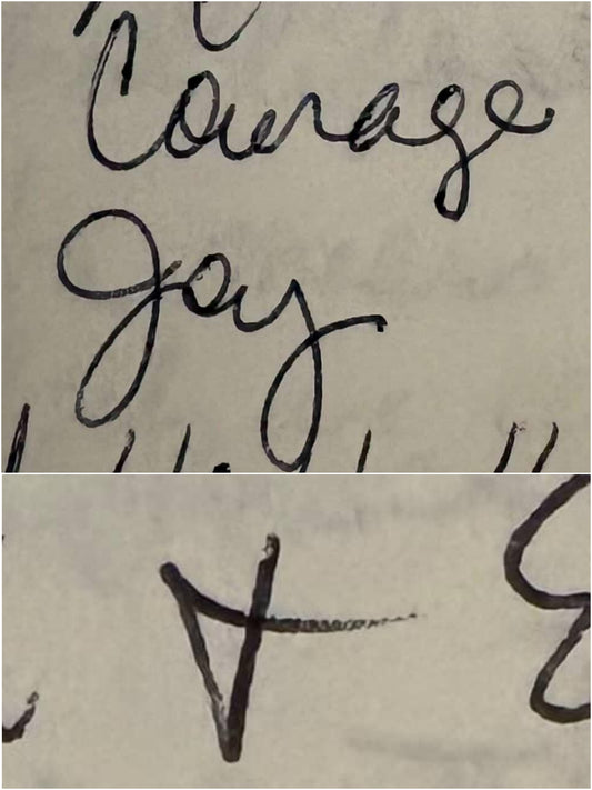Handwritten Bar Necklace
