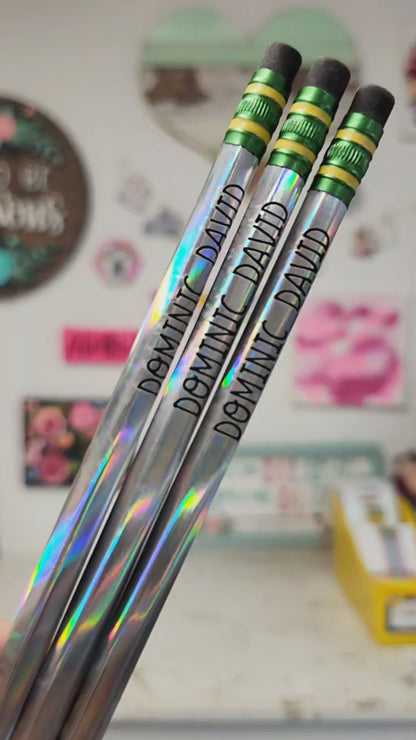 Limited Edition Holographic Ticonderoga Pencil Set