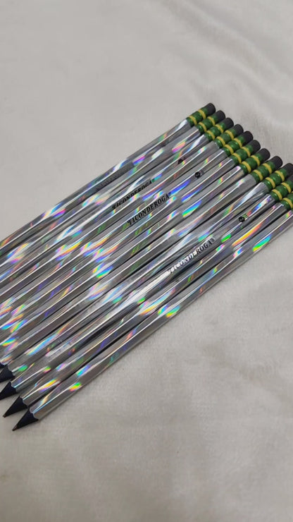 Limited Edition Holographic Ticonderoga Pencil Set