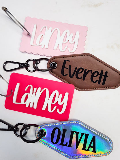Acrylic Bag Tag